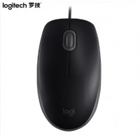 罗技（Logitech）M110R 有线鼠标 黑色
