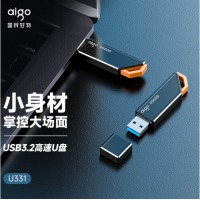 爱国者（aigo）32GB USB3.2 U盘 U331 时尚指示灯设计 轻巧便携