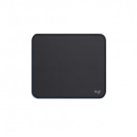 罗技（Logitech） MOUSE PAD 游戏办公鼠标垫电脑家用防泼溅设计 时尚黑灰
