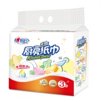 心相印 KDT170 厨房纸巾 225*210 2层70抽 3包/提