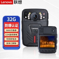 联想(Lenovo)执法记录仪32G高清红外夜视防爆随身录像便携DSJ-1W黑色