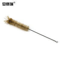 安赛瑞 试管刷 10根装 猪鬃毛清洗刷管刷猪毛刷 32×130×270mm 600090