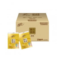 清风（APP）手帕纸 原木纯品金装系列 加厚4层8张纸巾*60包（整箱销售）