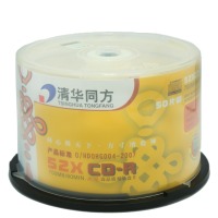 清华同方 光盘 刻录碟片 700M 同方CD-R52X人文（50片）A 10筒 人文CD-