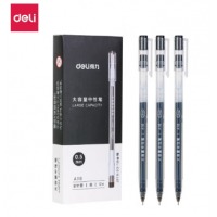 得力(deli) 大容量签字笔 得力A116黑色