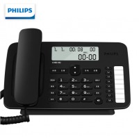 飞利浦（PHILIPS）电话机座机 固定电话 办公家用 来电显示 8组一键拨号 黑名单 C
