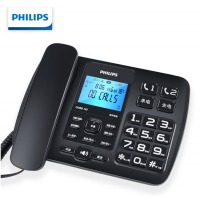 飞利浦（PHILIPS）录音电话机 固定座机 办公家用 自动 手动录音 16G存储卡 放音