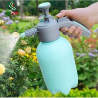 齐鲁安然 喷水壶 气压式喷雾器 园艺植物浇花喷水壶清洁洒水壶酒精喷壶【2L蓝色高压 可排气