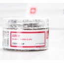 得力(deli)29mm镀镍回形针 3#金属曲别针 200枚/筒 办公用品 0037