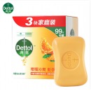 滴露Dettol健康香皂自然清新柑橘沁爽 3块装（115g*3块）