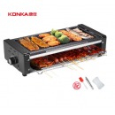 康佳（KONKA）电烧烤炉 双层烤串机不粘电烤盘烤肉机 KEG-W261A