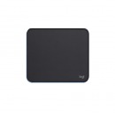 罗技（Logitech） MOUSE PAD 游戏办公鼠标垫电脑家用防泼溅设计 时尚黑灰