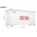 星星（XINGX）700升 单温卧式冷柜 大容量冰柜 顶开门 全冷藏 节能省电 BD/BC-700R