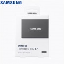三星（SAMSUNG） 1TB Type-c USB 3.2 移动固态硬盘（PSSD） T7 灰色 NVMe传输速度1050MB/s 超薄时尚