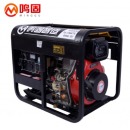 鸣固 6.5KW 柴油发电机 220V 开架款电启动+烧柴油