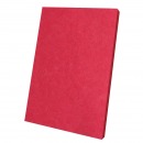 得力 A4封面纸双面凹凸皮纹纸压纹纸云彩纸封皮纸卡纸标书封面硬厚手工卡纸 A4凹凸皮纹/包 大红色