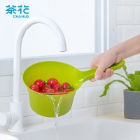 茶花水勺 食品级塑料加深长柄 水瓢