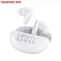 得胜 （TAKSTAR）得胜（TAKSTAR）自由玩家LE100W真无线蓝牙耳机入耳式轻便携带听歌游戏娱乐v5.3蓝牙耳机冰川白