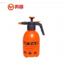 鸣固 气压式喷壶 洒水清洁壶 园艺消毒喷雾器 喷水壶 洗车壶 2L橙色塑料杆喷壶