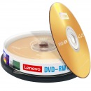 联想（Lenovo）DVD-RW 空白光盘/刻录盘 1-4速4.7GB 档案系列 桶装10片 可擦写 可重复刻录