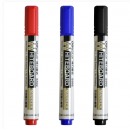 得力（deli）S502 可加墨白板笔 蓝色 单支白板笔