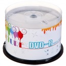 紫光（UNIS）DVD-R空白光盘/刻录盘 炫彩可打印系列 16速4.7G 桶装50片