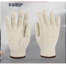 劳保手套劳保黑红边线手套600g耐磨工地搬运维修车间棉线手套 12副/打