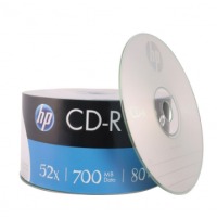 惠普 HP CD-R 光盘 52速 700MB 50片/桶 计价单位:桶