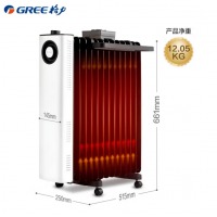 格力（GREE） 取暖器电油汀家用电暖器片13片油丁加宽防烫速热加湿干衣电暖气取暖电器 N