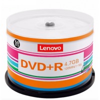 联想 DVD+R 光盘 刻录盘 16速 4.7GB 办公系列 桶装50片 计价单位:桶