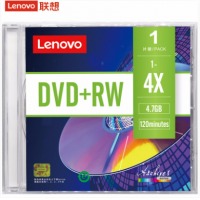 联想 Lenovo DVD+RW 空白光盘 刻录盘 1-4速 4.7GB 台产档案系列 可