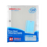 金得利 11孔袋活页袋a4通用打孔文件袋EH303A-6【100个】