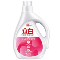 立白全效馨香洗衣液 手洗机洗 持久留香 花香护衣洁净去味 2kg瓶装