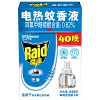 雷达(Raid) 电蚊香液 替换装40晚21ml×1瓶装