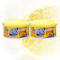 爱家 固体清香剂 70g*1盒 沁心柠檬 空气清新剂