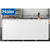 海尔（Haier）719升大容量家用商用卧式顶开门冷藏冷冻转换冷柜 深冷速冻 双开门冰柜 
