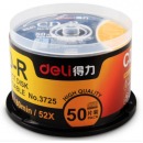 得力 3725 空白光盘CD-R 52速 700MB 50片/桶