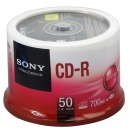 索尼（SONY） DVD空白光盘CD-R CD 700M（50片桶装）