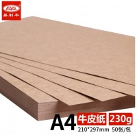 易利丰(elifo)木桨 牛皮纸A4封面纸 a4 230克 牛皮纸 50张