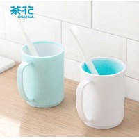 茶花 漱口杯 刷牙杯马克杯 1只装 白色