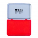 晨光(M&G)文具120*80mm金属方形中号秒干印台印泥 财务专用 办公用品 红色单个装AYZ97517