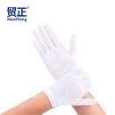 贸正 白手套 礼仪手套 劳保手套 文玩盘珠马术检阅表演手套 12付 MZS-LY12