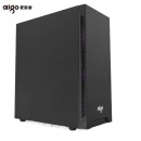 爱国者（aigo） 电脑机箱A15办公家用游戏主机箱（可选配机箱电源套装） 黑色不侧透版