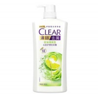 清扬（CLEAR）去屑洗发水 控油清爽型900ml