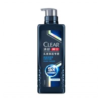清扬（CLEAR）去屑头皮护理劲能瓶5倍冰爽型洗发水570ml