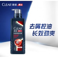 清扬（CLEAR）去屑头皮护理劲能瓶3倍净屑型洗发水570ml