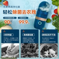 东菱(Donlim)胶囊果蔬清洗机家用洗菜机蔬菜水果食材净化机器去农残清洗机除菌神器 无线
