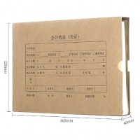 西玛(SIMAA)A4 SZ600335凭证盒牛卡纸 1个装