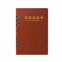 朗捷（longe） 会议记录本 a5棕色（单本）