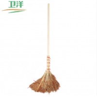 卫洋 WYS-616 木杆高粱扫把 扫马路植物扫把清洁笤帚苗子学校单位扫地面 1.4米款